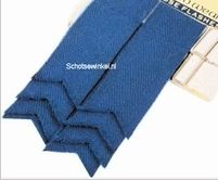 Plain Colour Wool Ancient Blue Flashes