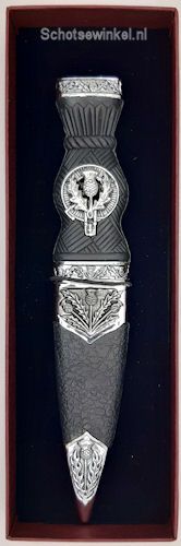 Thistles, metal top, Sgian Dubh