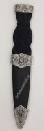 Thistle, metal top, Sgian Dubh