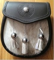 Celtic design half dress Sporran