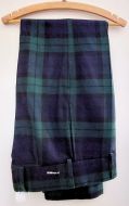 Tartan Trouser, BlackWatch, 38, Poly_Visc